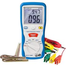 P 2700 – Misuratore Di Resistenza Di Terra Digitale, Display Lcd A Doppia Illuminazione E 2 Aste Di Terra, Resistenza Di Terra, Ac/dc, Tüv/gs, Blocco 