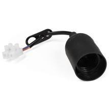 Mcshine - Renovierungsfassung, E27, Mit 11 Cm Kabel Und Aufhänger, Schwarz