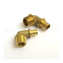 Rehau - 137613-001 - Elbow 90° Male - 20x1,9 - R3/4 - Brass - Yellow