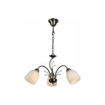 Lampadario Classico Patinato Alice 3 Luci E27 Reality