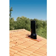 Poujoulat - Salida De Techo Redonda Sti H800. Pendiente 50 A 70% Ø230 Sti50.s230dom Negro - 31230752