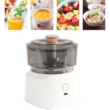 Hachoiràviandeélectrique,mélangeurmultifonctionnelaveclamesenacierinoxydable,mélangeuralimentaireefficaceetsûrpourlacuisine,blanc