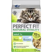 Perfect Fit Natural Vitality 1+ Truthahn & Hochseefisch Katzenfutter 6 X 50g