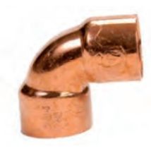 Codo De Cobre 90o Hh Serie 5000 - Conex Bänninger Diámetro: Ø22 Mm