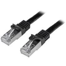Startech.com Cat6 Netzwerkkabel - Geschirmtes (sftp) Patchkabel - 0,5m - Schwarz - Patch-kabel - Rj-45 (m) Bis Rj-45 (m) - 50cm - Sftp / 50 Mikron - 