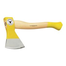 Ochsenkopf Forstbeil 1000 g – 410 mm Stiellänge – 125 mm Schneidenbreite – Hochwertiger Eschenholzstiel – Universell einsetzbar