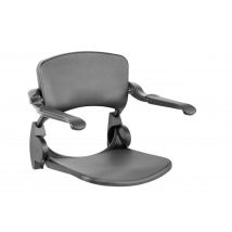 Abattant Wc De Douche Handicare Pliable Avec Dossier Et Accoudoirs Anthracite