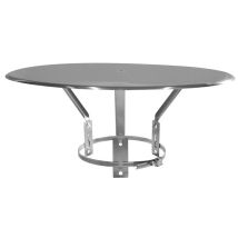 Regenhut - Durchmesser 125 Bis 200 Mm - Grau - Edelstahl Joncoux