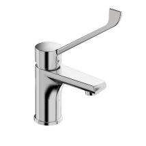 Einhebel-Waschtischmischer – 1"1/4 Ablaufgarnitur – Keramikkartusche 35 mm – Chrom – Modernes Design – 10 Leitungen