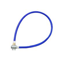 Sicuro – Lucchetto per Biciclette Combinazione 3 Cifre – Cavo Acciaio Ø 8mm x 65cm