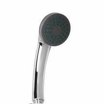 Mango de ducha Loira cromado 190 mm – Acabado brillante – Compatible con flexos y soportes Mirtak