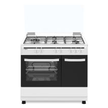 Cuisinière Vitrokitchen Cb961pbb Capacité 64l 5 Brûleurs