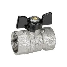 FAIDF – FF-Kugelhahn mit Drosselklappe – Messing – ISO 228/1-Gewinde – -20° bis +120°