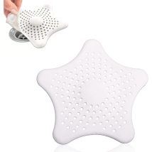 2 Pcs Filtre Évier En Silicone,filtre À Cheveux Douche,filtre À Bonde De Douche Et Bain Starfish,pour Drain De Douche,pour Coincer Cheveux Et Saletés,