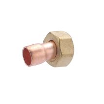 Raccordo dritto 3/8 - 10 in rame – 092461ML – Raccordo di alta qualità per tubi in rame – Filettatura 12 x 17