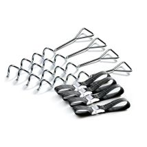 Jump Trampolin Unisex Jugend Trampolin Trampolin Befestigungs-set: 4 Sturmhaken In Spriralbauweise Silber 30.48 Cm