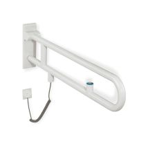 Stützklappgriff E-ausführung Serie 801 Drehbar, Spültaste 700 Mm Reinweiß