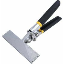 Pince À Sertir Pour Tôles Robuste Et Résistante À La Rouille, Pince À Sertir Manuelle Avec Garantie À Vie, Tige Droite De 150 Mm, Longueur De 220 Mm, 