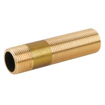 Tronchetto In Ottone Giallo Maschio Maschio Filetto Lungo Serie 1500 1/2 X 200 Tiemme Raccorderie Spa
