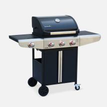 Barbacoa De Gas De 3 Quemadores Con 1 Quemador Lateral