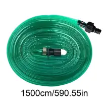 Tuyau D'Arrosage Plat En Pvc (15 M) Avec Trous, Léger Et Arroseur De Jardin Pour Plantes Et Système D'Irrigation.