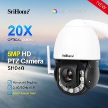 Sh040 Speed Dome Srihome La Videosorveglianza Al Top Con Zoom 20x, Audio Bidirezionale E Wifi'