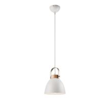 Lamkur Lighting - Lamkur Danielle Steel Dome Pendel-deckenleuchten Weiß, 1x E27