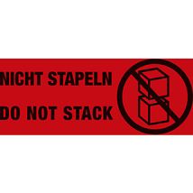 Etichette segnaletiche "Do not stack" – 145 x 70 mm – 1000 pz per rotolo – RATIOFORM