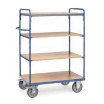 Carrello Scaffale Fetra 8202 Capacità 600 Kg 4 Ripiani