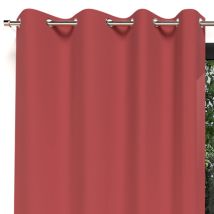 Soleil D Ocre - Soleil D'Ocre Alix Tenda Con Occhielli, Antipiega, Rosso, 140 X 250 Cm