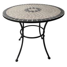 Lif - Tisch Mit Mosaikdekoration 'aurora' Ø 80 Cm X H.70 Cm