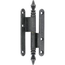 Cerniera Rustica Bros Vasi Diritti - Ferro Patinato Verniciato - 140 X 55 Mm - 1-3-a-rd1455-3