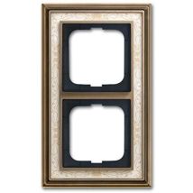 Busch - 1722-846 Cadre De Finition En Laiton Antique Blanc Ivoire 2cka001754a4664
