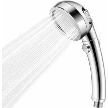 Mereteet - Shower Head, Shower Head Shower Head High Pressure Eco Shower Spa Shower In Bathroom, Massage Spray Hand Shower 3 Modes Water Saving And 