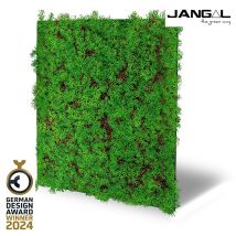 Jangal - Pannelli Acustici Modulabili In Flora Sintetica Ultrarealistica 52x52cm Mod. Thuja Tea Tree