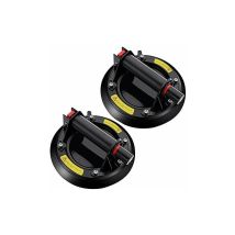 Lot De 2 Ventouse Vitre Professionnelle,vide Ventouse En Verre Pour Transport Et Déménagement De Vitre, Carrelage, Verre, Baie Vitrée,carreaux,plaques