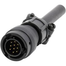 Amphenol 62in 16a 12 10p/6a Rundstecker Stecker, Gerade Gesamtpolzahl: 10 Serie (rundsteckverbinder)