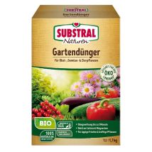 Substral Gartendünger Bio 1,7 kg – Organisch-mineralischer Volldünger – NPK 6-3-3 – Für alle Gartenkulturen geeignet