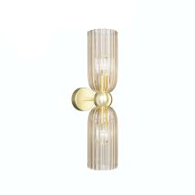 Maytoni - Karolina Plafón Semi Empotrado Oro & Cristal, 6 Luces, E14