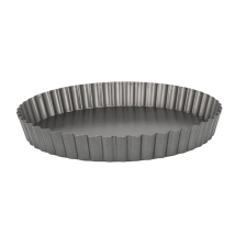 Stahl-Tarteform 25 cm – 507711 – Kuchenform – 25 cm – 25 cm – 5 cm – rund – Stahl