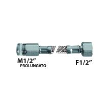 Flessibile In Acciaio Inox M1/2"" Prolungato X F1/2"" Gir. ""flexcore"" Cm 30 - Dn8