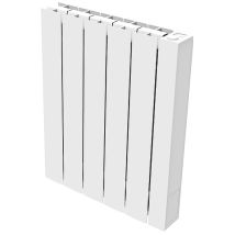 Aluminium-heizkörper Elektrisch Eblitz 1250 Weiß, Wi-fi, 230 V, 50/60 Hz - 1250 Watt - 630 X 583 X 80 Mm