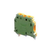 Borne M10/10P – 1SNA165115R1000 – Sezione cavo: 0.5 mm – Colore: verde/giallo – Dimensioni: 10 mm x 44.5 mm x 48 mm – Entrelec