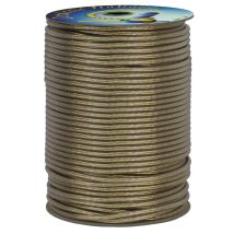 Corderie Italiane - 006074182 Filo Stendibiancheria Acciaio Ottonato Trasparente 5 Mm - 50 Mt