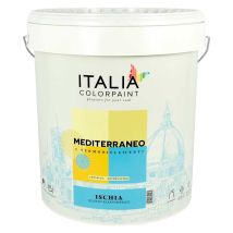 Italia Colorpaint - Idropittura Quarzo Elastomerico Termoriflettente Ischia Antialga Bianco Litri 13