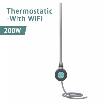 Nrg - Smart Wifi Thermostatic Electric Heating Element For Heated Towel Rail Radiator 200w Anthracite