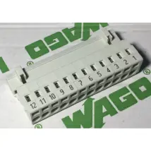 Wago - 721-612/000-043 Connecteur M'Le - 12 Pôles - 100% Protégé Contre Le Mismating - 2,5mm≤ Pas: 5mm