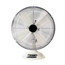 Bilake - Ventilador De Sobremesa Capitolio Motor Ac 37w Crema Cromo