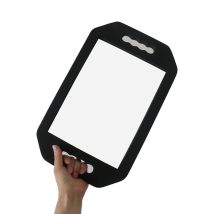 Minkurow Specchio Per Mano, Specchio Per Parrucchiere, Specchio Quadrato In Schiuma Di Spugna, Specchio Per Parrucchiere Antiurto Per Viaggi, Bagno, 