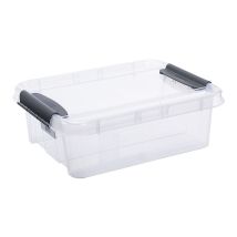 Multiroir – Contenedor Pro Box 21L – Capacidad 21 litros – Color transparente/gris – Dimensiones 510x390x169 mm